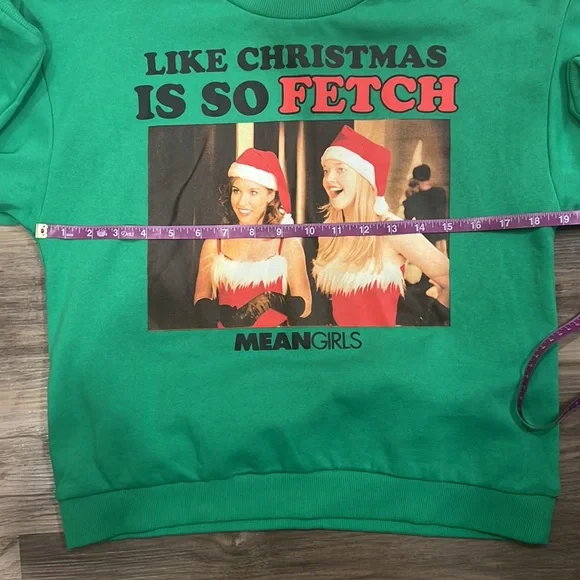 NWT: Mean Girls “So Fetch” Christmas Sweatshirt - Picture 4 of 5